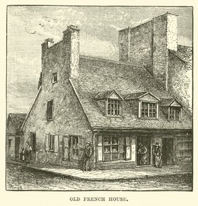 Old French House by English School