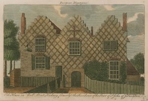 Old House in Well Street, Hackney, Formerly the Residence of the Prior of St John of Jerusalem