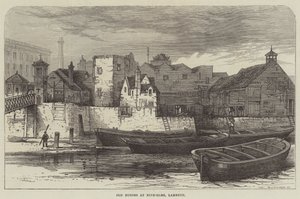 Old Houses at Nine-Elms, Lambeth by English School