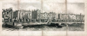 Old London Bridge by English School