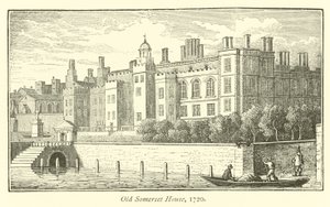 Old Somerset House, 1720 by English School