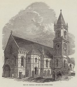 Old St Pancras Church re-constructed by English School