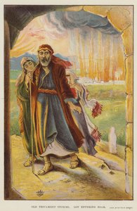 Old Testament Stories, Lot entering Zoar by English School
