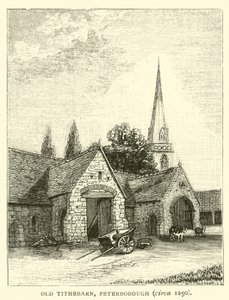 Old Tithebarn, Peterborough, circa 1250 by English School