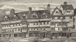 Old Houses at Holborn Bars, London