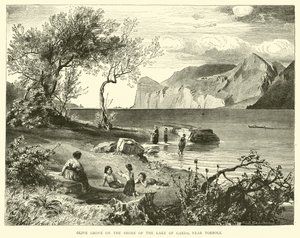 Olive Grove on the shore of the Lake of Garda, near Torbole by English School
