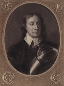 Oliver Cromwell (lithograph) by English School