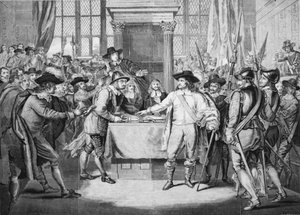 Oliver Cromwell dissolving the Long Parliament