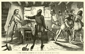 Oliver Icingla Arrested by Order of Hugh de Moreville by English School
