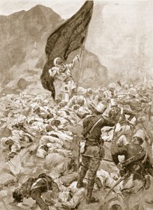 Omdurman: The last bearer of the Black Flag, September 2nd, 1898 by English School