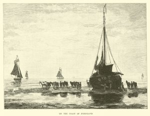 On the Coast of Friesland by English School