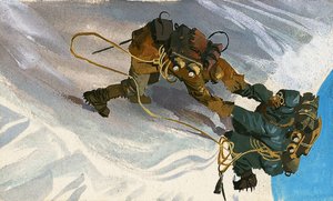 On the Edge of the Precipice by English School