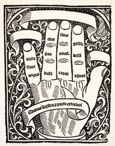 One of the compotus hands from Part II by English School