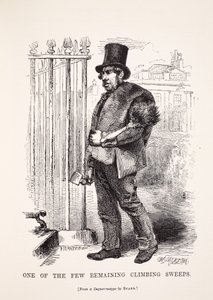 One of the few remaining chimney sweeps, from the daguerreotype by Richard Beard, illustration from London Labour and London Poor by Henry Mayhew, pub. 1862 by English School