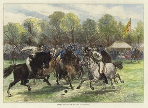 Opening Match of the Polo Club at Hurlingham by English School