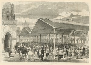 Opening of Columbia Fish Market in Bethnal Green by English School