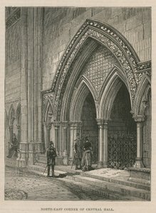 Opening of the Royal Courts of Justice: North East Corner of Central Hall by English School