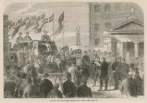 Opening of the Southwark Bridge Toll Free by English School