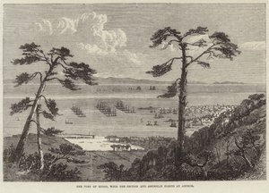 Opening of the inland sea ports of Japan by English School