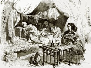 Opium Smokers by English School