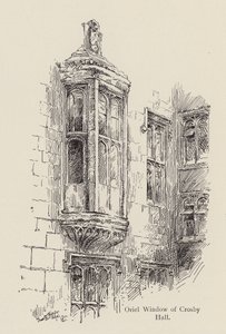 Oriel Window of Crosby Hall, facing Great St Helen