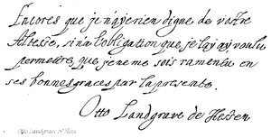 Otto, Landgrave of Hesse by English School