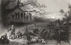 Outlying picket of the Highland Brigade at Benares, from 