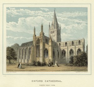 Oxford Cathedral, North West View