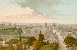 Oxford from Magdalen Tower by English School