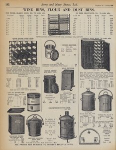 Page from Army and Navy Stores Catalogue by English School
