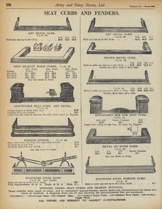 Page from Army and Navy Stores Catalogue by English School