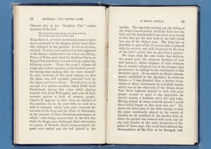 Page from Football: Our Winter Game, by Charles W. Alcock, 1874 by English School