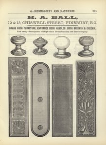 Page from The Architects, Surveyors and Engineers Compendium 1892 by English School