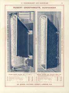 Page from The Architects, Surveyors and Engineers Compendium 1892 by English School
