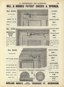 Page from The Architects, Surveyors and Engineers Compendium 1892 by English School