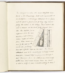 Page from The Life and Death of Athena, an Owlet from the Parthenon by English School
