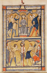 Page from a Psalter, c.1270