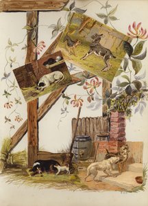 Page from late Victorian scrapbook