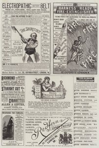 Page of Advertisements by English School