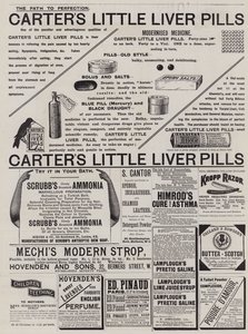Page of Advertisements by English School