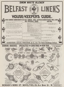 Page of Advertisements by English School