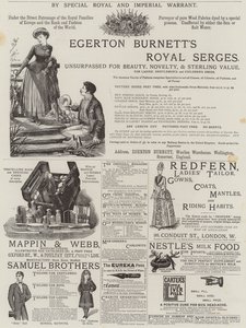 Page of Advertisements by English School