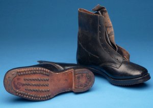 Pair of Holdfast Miners Boots, early 1900s by English School