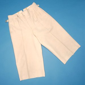 Pair of white football shorts, 1930s