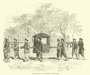 Palanquin of a Chinese Dignitary by English School
