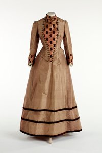 Pale Plum Dress, c.1885 by English School