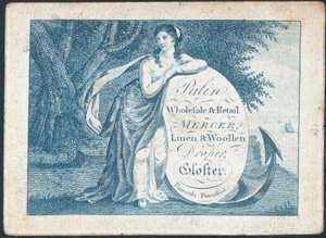 Palin, Wholesale and Retail Mercer, Trade Card