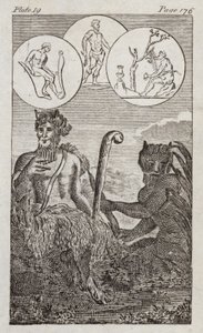 Pan (engraving) by English School