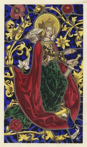 Panel of Painted Glass