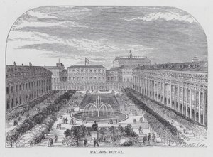 Paris, Palais Royal by English School